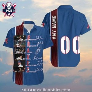 Bravesaholic Custom Fan Hawaiian Shirt – MLB Custom Name And Number Feature