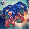 Chicago Cubs Red Aztec Print Hawaiian Shirt – MLB Stylish Tropical Shirt