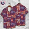 Chicago Cubs Navy Paisley Bandana Print Hawaiian Shirt