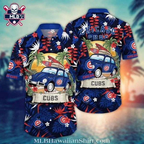 Chicago Cubs Retro Ride MLB Hawaiian Shirt – Vintage Beach Vibes