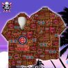 Chicago Cubs Navy Paisley Bandana Print Hawaiian Shirt