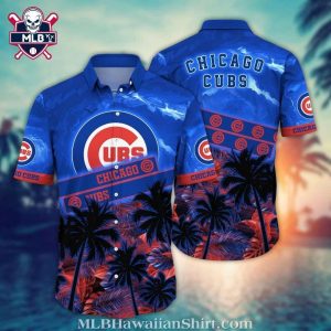 Chicago Cubs Twilight Palms MLB Hawaiian Shirt – Sunset Tropic Waves