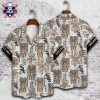 Vibrant Pink Hibiscus And Tribal Pattern Chicago White Sox Tropical Shirt