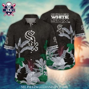 Chicago White Sox Tropical Leaf Aloha Shirt