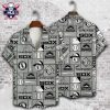 Tropical Palm Trees Stadium Motifs White Sox Hawaiian Shirt