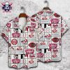 Wrigley Field Charm – Vintage Chicago Cubs Tropical Aloha Shirt With City Icons