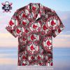 Boston Red Sox Nautical And Palm Theme Aloha Shirt