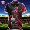 Arizona Diamondbacks Vintage Skull MLB Aloha Shirt