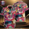 Braves Red Petal Power Hawaiian Shirt – Floral Fan Statement