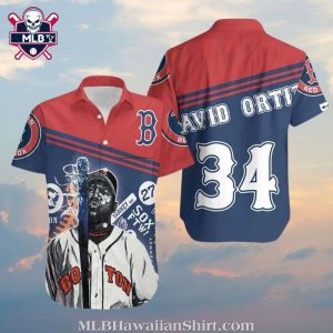 David Ortiz ‘Big Papi’ Red Sox Legends Hawaiian Shirt