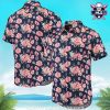 Tiki Totem Texas Rangers Navy Tropical Hawaiian Shirt