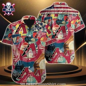 Diamondbacks Collage Fest MLB Tropical Shirt – Arizona Icons Edition