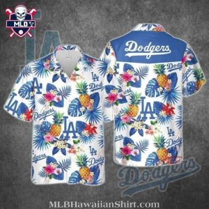 Dodgers Pineapple Paradise MLB Aloha Shirt – Tropical Summer Feast