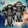 Minnie Mouse Surfboards And Hibiscus Flower Chicago White Sox Hawaiian Shirt