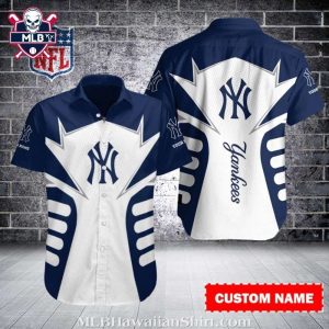 Dynamic New York Yankees Logo Hawaiian Aloha Shirt