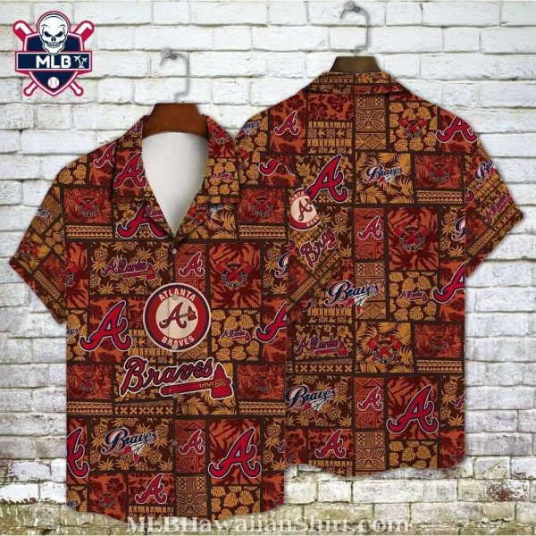 Exotic Atlanta Braves Jungle Beat Aloha Shirt – Wild Tropics