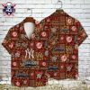 Explosive Baseball NY Yankees Tropical Personalized Hawaiian Shirt