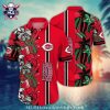 Classic Pennant White – Cincinnati Reds Hawaiian Shirt With Team Icons