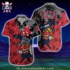 Boston Red Sox Sunset Palm Hawaiian Shirt