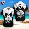 Minimalist Chicago White Sox Logo Hawaiian Shirt