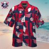 Navy Dot Gradient NY Yankees Hawaiian Shirt