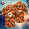 Giants Tropical Dusk Hawaiian Shirt – Silhouetted Palms And Sunset