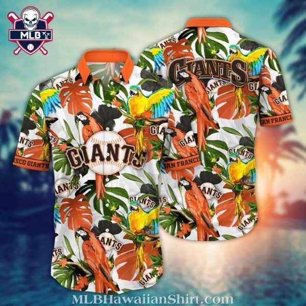 Giants Parrot Paradise – SF Giants Tropical Hawaiian Shirt