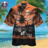 Giants Tropical Dusk Hawaiian Shirt – Silhouetted Palms And Sunset