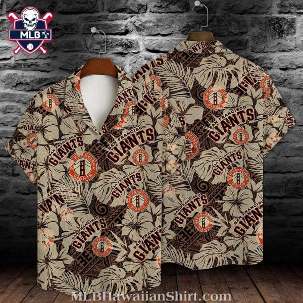 Giants Vintage Tiki Lounge Hawaiian Shirt