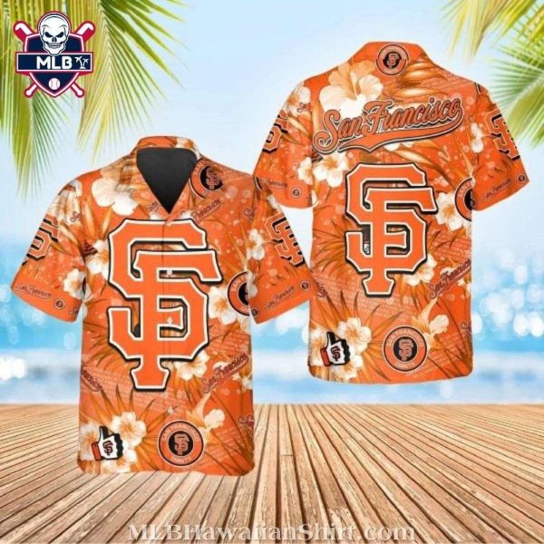 Golden Gate Bloom SF Giants Tropical Hawaiian Shirt