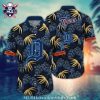 Flamingo Sunset Detroit Tigers Tropical Hawaiian Shirt