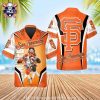 San Francisco Giants Game Day Hawaiian Shirt – Vibrant Orange Palms