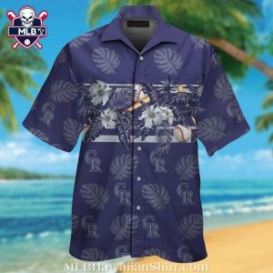 Grand Slam Tropics – Colorado Rockies Baseball Hawaiian Shirt