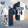 J.D. Martinez Boston Red Sox Action Pose Tropical Hawaiian Shirt