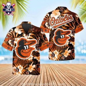 Hibiscus Flower Orioles Hawaiian Shirt – Blossom With Team Pride