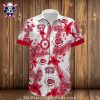 Golden Swirls And Brews – Milwaukee Brewers Themed Hawaiian Shirt