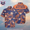 Houston Astros Navy Tropical Night Hawaiian Shirt – Midnight Floral And Fauna