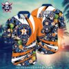 Houston Astros Palm Baseball Dreams Hawaiian Shirt