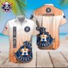 Houston Astros Fresh Blue Floral Hawaiian Shirt