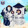 Houston Astros Tropical Leaf And Baseball Design Hawaiian Shirt