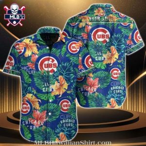 Island Burst – Chicago Cubs Tropical Hawaiian Aloha Shirt