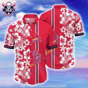 Island Hibiscus St. Louis Cardinals Tropical Hawaiian Shirt