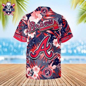 Island Icons Atlanta Braves Hawaiian Shirt – Colorful Emblem Mix