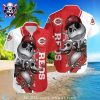 Hibiscus Harmony Reds MLB Cincinnati Reds Hawaiian Shirt