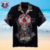 Hibiscus Flower Red Sox Hawaiian Shirt In Striking Red And White