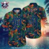 Tropical Pineapple Detroit Tigers Hawaiian Shirt