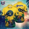 Independence Day Catch – Brewers Patriotic Icons Hawaiian Shirt