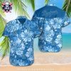 Dodgers Wave Runner Blue Striped MLB Hawaiian Shirt