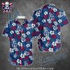 LA Dodgers Sunset Palms MLB Hawaiian Shirt – Evening Glow Edition