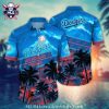 Patriotic Play Ball LA Dodgers Hawaiian Shirt